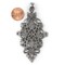The Bead Chest Silver Ethiopian Coptic Cross Pendant, African Abyssinian Design, Orthodox Christian Pendant for Jewelry